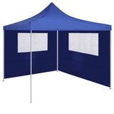 Vidaxl Mur de pragnement avec enrouleur 4x2 m bleu