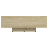 Vidaxl salontafel 85x55x31 cm bewerkt hout sonoma eikenkleurig