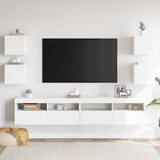 Vidaxl tv-wandmeubelen 4 st 30,5x30x30 cm wit