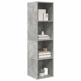 Vidaxl tv-wandmeubel 37x37x142,5 cm bewerkt hout betongrijs