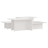 Vidaxl salontafels 2 st 111,5x50x33 cm bewerkt hout wit