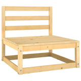 Vidaxl 2-delige loungeset met kussens massief grenenhout