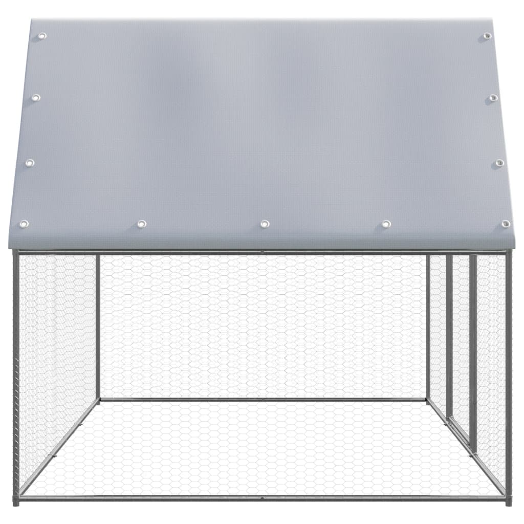Vidaxx poulailler extérieur pour poules 3x2x2 m acier galvanisé
