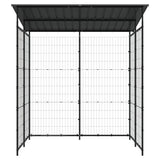 Vidaxl Bicycle Shed 190x190x222 cm en acier noir