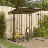 Vidaxl Bicycle Shed 190x190x222 cm en acier noir