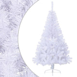Vidaxl kunstkerstboom avec un demi-six0 cm standard blanc blanc