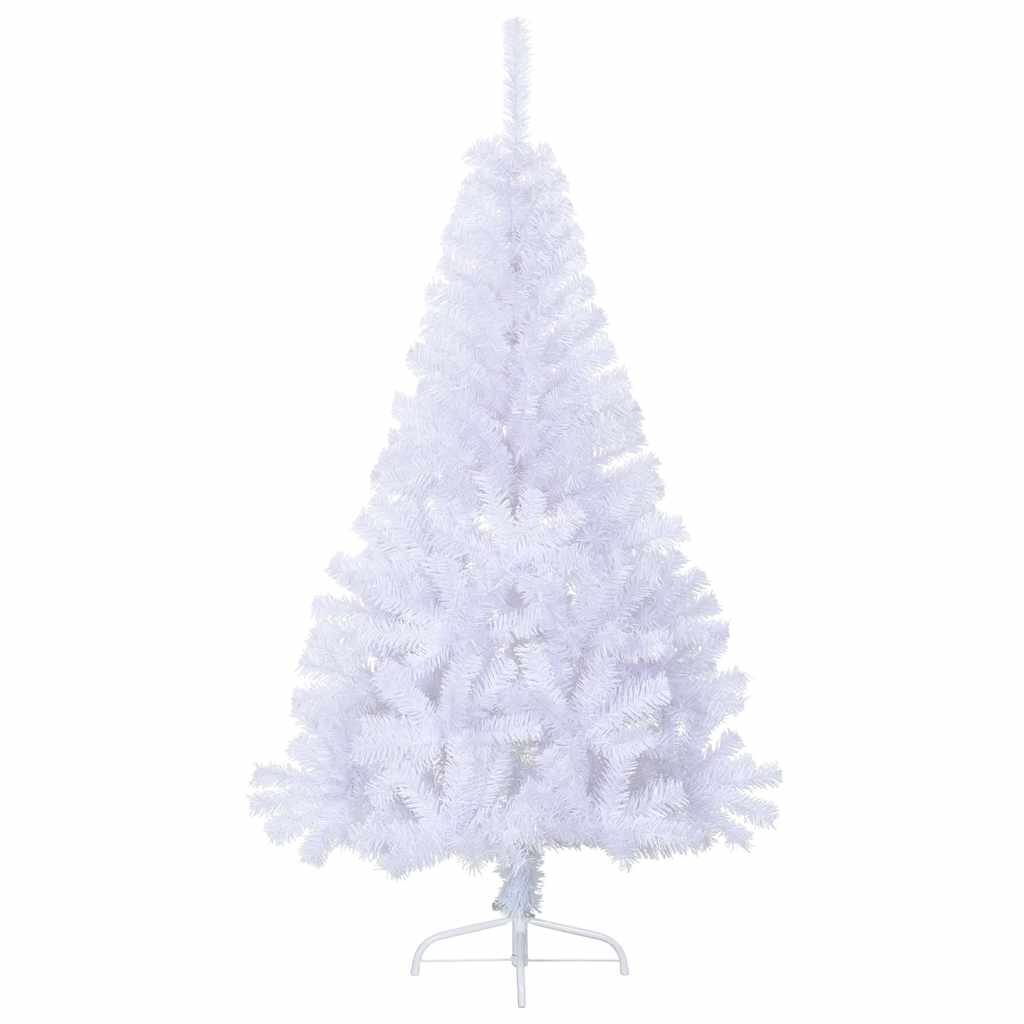 Vidaxl kunstkerstboom ze standardową połową 150 cm PVC White