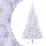 Vidaxl kunstkerstboom avec un demi-180 cm en PVC blanc