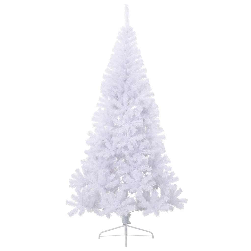 Vidaxl Kunstkerstboom with standard half 180 cm PVC white