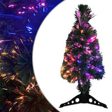 Vidaxl kunstkerstboom avec une fibre optique standard de 64 cm étroite