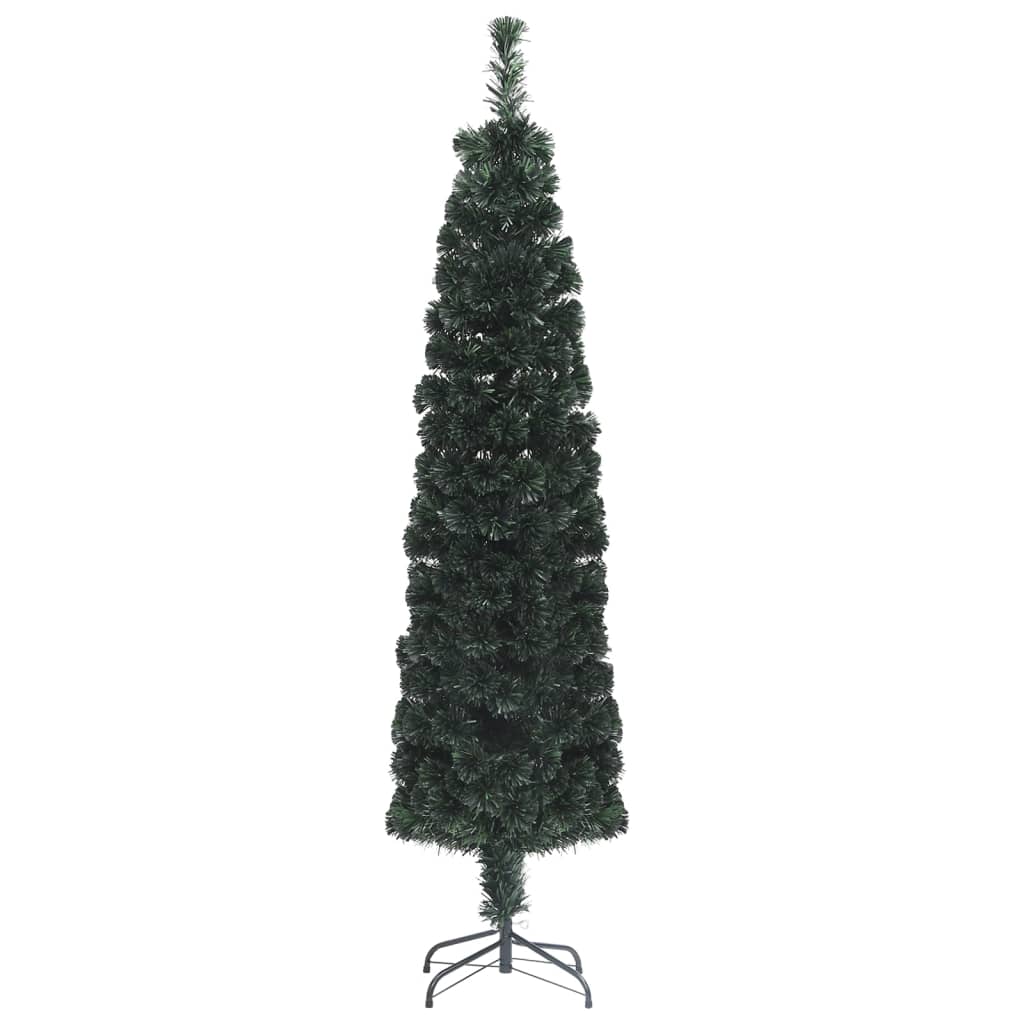 VidaXL Kunstkerstboom met standaard smal 120 cm glasvezel