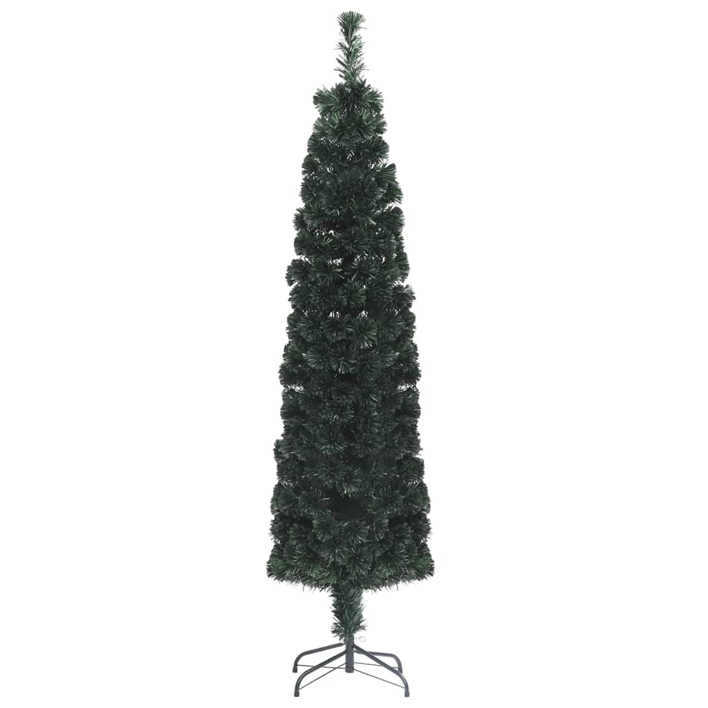 Vidaxl kunstkerstboom avec une fibre optique standard de 150 cm étroite
