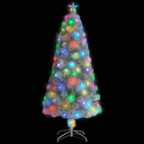 Vidaxl kunstkerstboom avec éclairage 150 cm fibre optique blanc