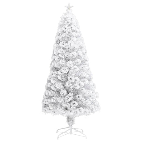 Vidaxl kunstkerstboom avec éclairage 150 cm fibre optique blanc