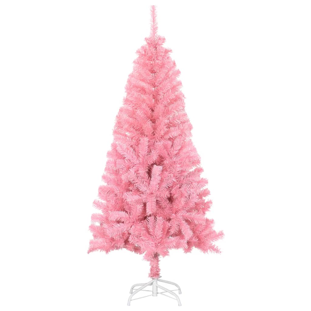 Vidaxl Kunstkerstboom avec un rose PVC de 120 cm standard