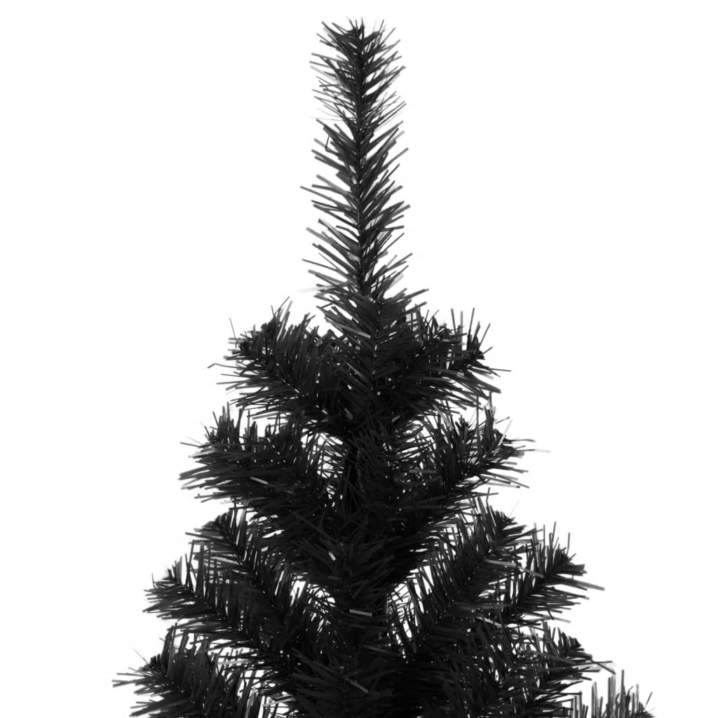 Vidaxl Kunstkerstboom with standard 240 cm PVC Black