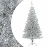Vidaxl kunstkerstboom avec un capuchon standard de 120 cm en argent coloré