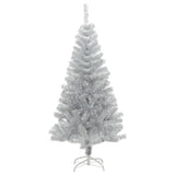 Vidaxl kunstkerstboom avec un capuchon standard de 120 cm en argent coloré