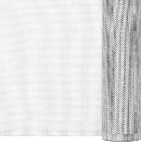 Vidaxl gaas 60x500 cm en aluminium argent couleur