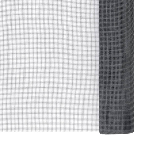 Vidaxl Mesh 60x1000 cm Grey à fibre optique