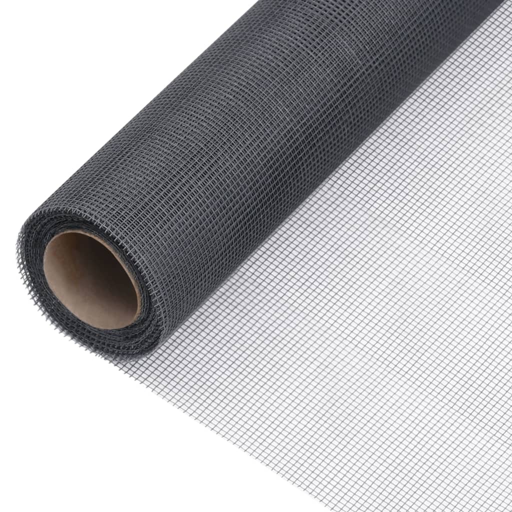 Vidaxl Mesh 60x2000 cm Fiber optic Grey
