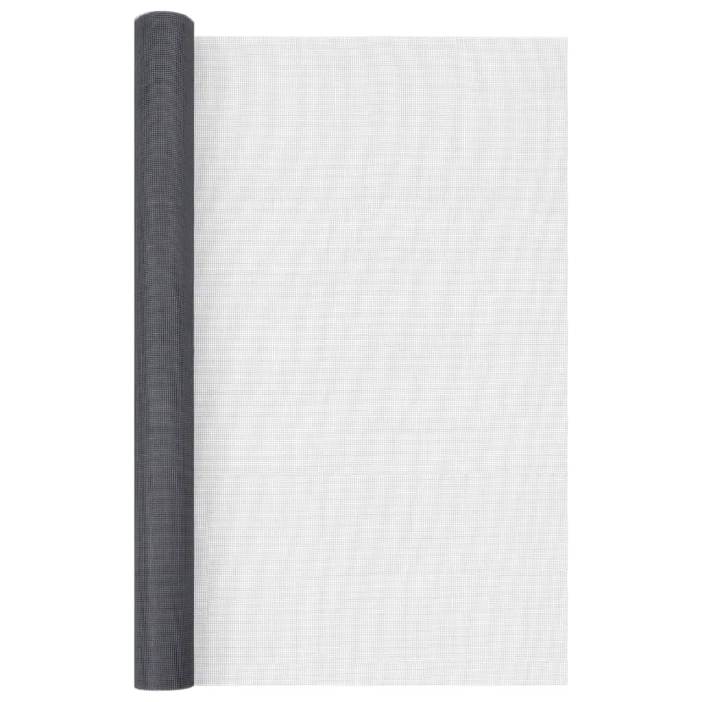 Vidaxl Mesh 80x500 cm Fiber Optic Grey