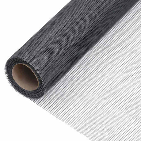Vidaxl Mesh 80x2000 cm Fiber optic Grey