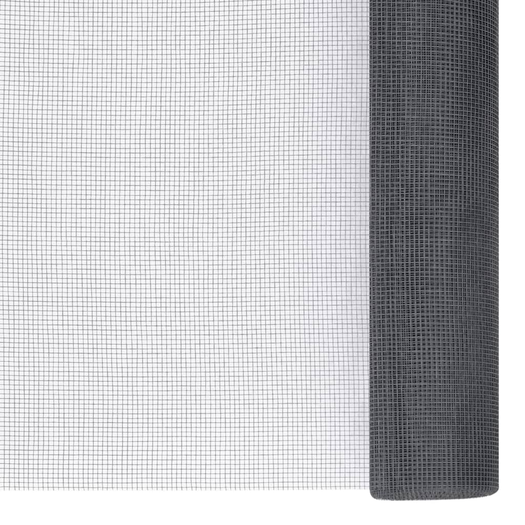 Vidaxl Mesh 100x1000 cm Fiber optic Grey