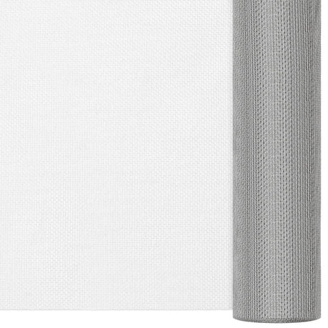 Vidaxl Mesh 80x500 cm en acier inoxydable en argent coloré