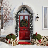 Vidaxl Garland de Noël avec lumières LED 10 m noir