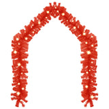 Vidaxl Garland de Noël avec des lumières LED 20 m rouge