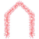 Vidaxl Garland de Noël avec lumières LED 10 m rose