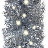 Vidaxl Garland de Noël avec lumières LED 10 m couleurs argentées