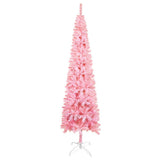 Vidaxl Christmas Trear étroit 150 cm rose