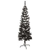 Vidaxl Christmas Trear étroit 120 cm noir