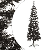 Vidaxl Árbol de Navidad estrecho 150 cm Negro