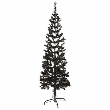 Vidaxl Trear de Noël étroit 150 cm noir