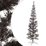 Vidaxl Christmas Trear étroit 210 cm noir