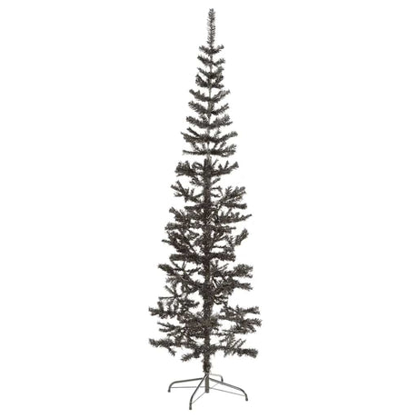 Vidaxl Christmas Trear étroit 210 cm noir
