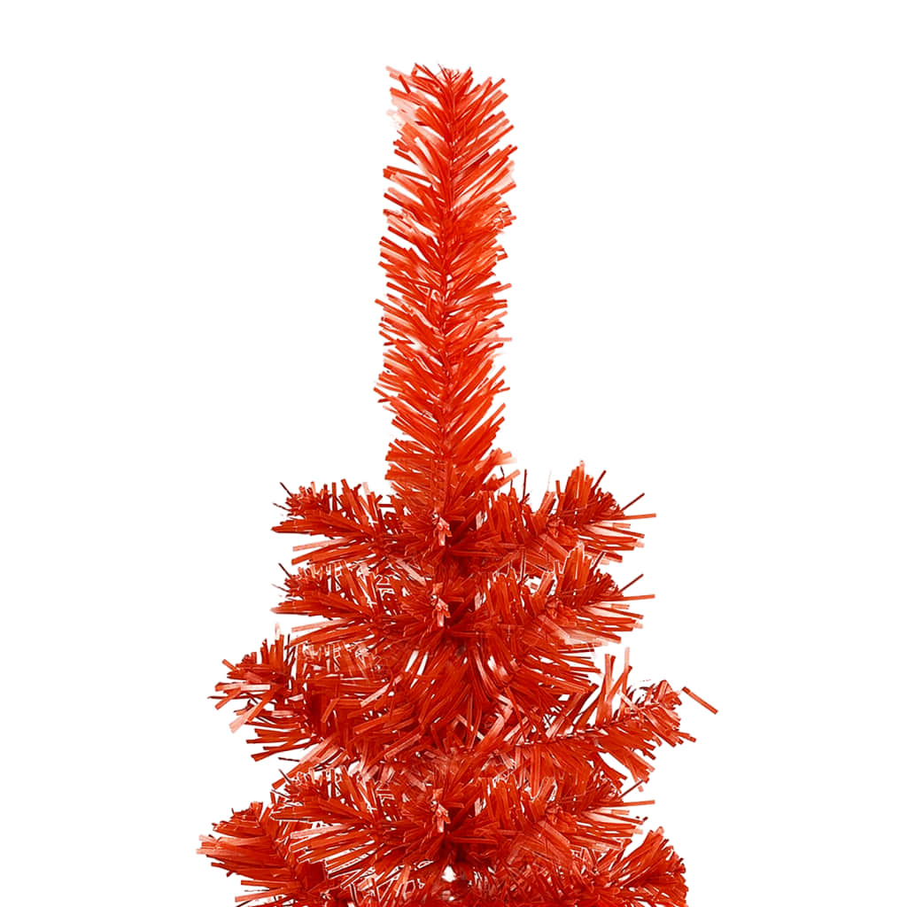 Vidaxl Trear de Noël étroit 150 cm rouge