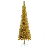 Vidaxl Christmas Trear étroit 210 cm de couleur or