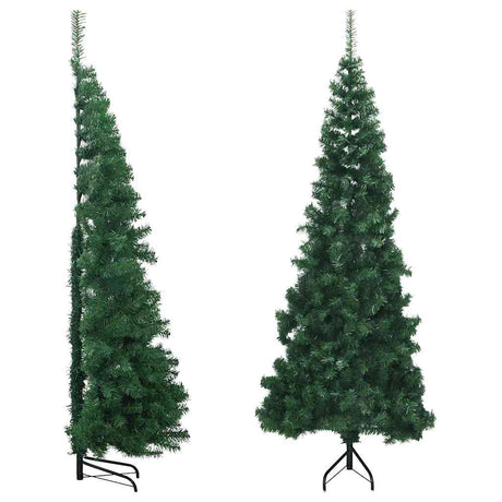 Vidaxl Kunstkerstboom Hoek 210 cm PVC vert