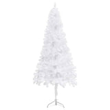 Vidaxl kunstkerstboom coin 210 cm pvc blanc