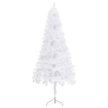 Vidaxl kunstkerstboom hoek 240 cm pvc blanc