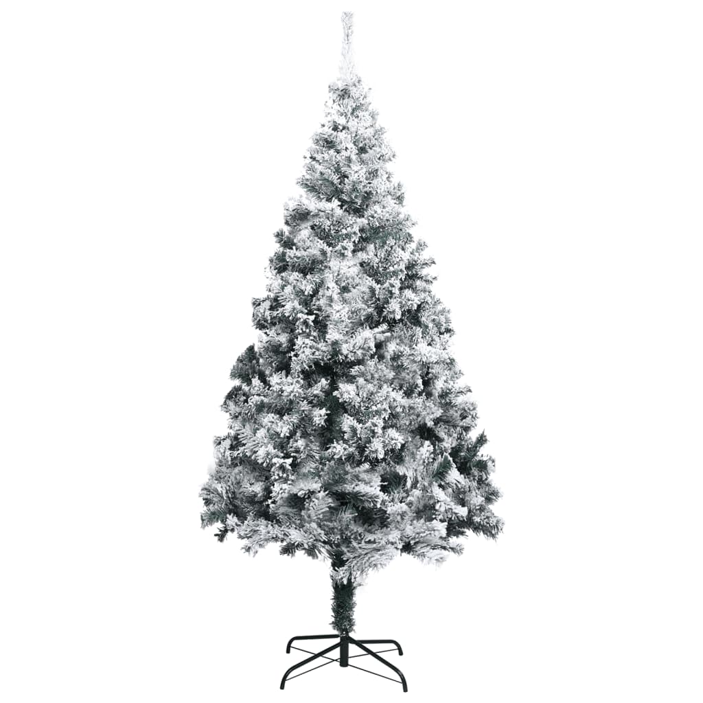 VidaXL Sapin de Noël artificiel avec neige PVC 400 cm vert