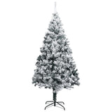 VidaXL Sapin de Noël artificiel avec neige PVC 400 cm vert