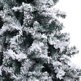 VidaXL Sapin de Noël artificiel avec neige PVC 400 cm vert
