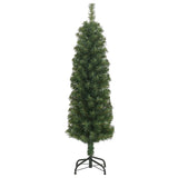 Vidaxx sapin de Noël artificiel avec standard étroit 120 cm PVC vert