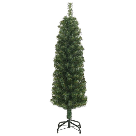 Vidaxx sapin de Noël artificiel avec standard étroit 120 cm PVC vert