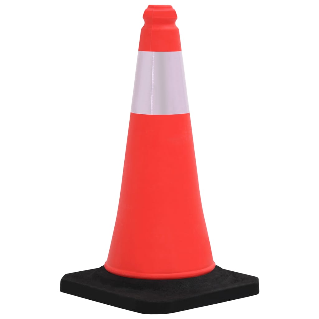 Cônes de circulation Vidaxl avec une base lourde 10 PC reflétant 50 cm